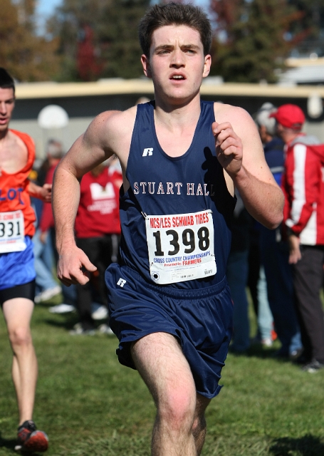 NCS XC D5 Boys-096.JPG - 2009 North Coast Section Cross Country Championships, Hayward High School, Hayward, California